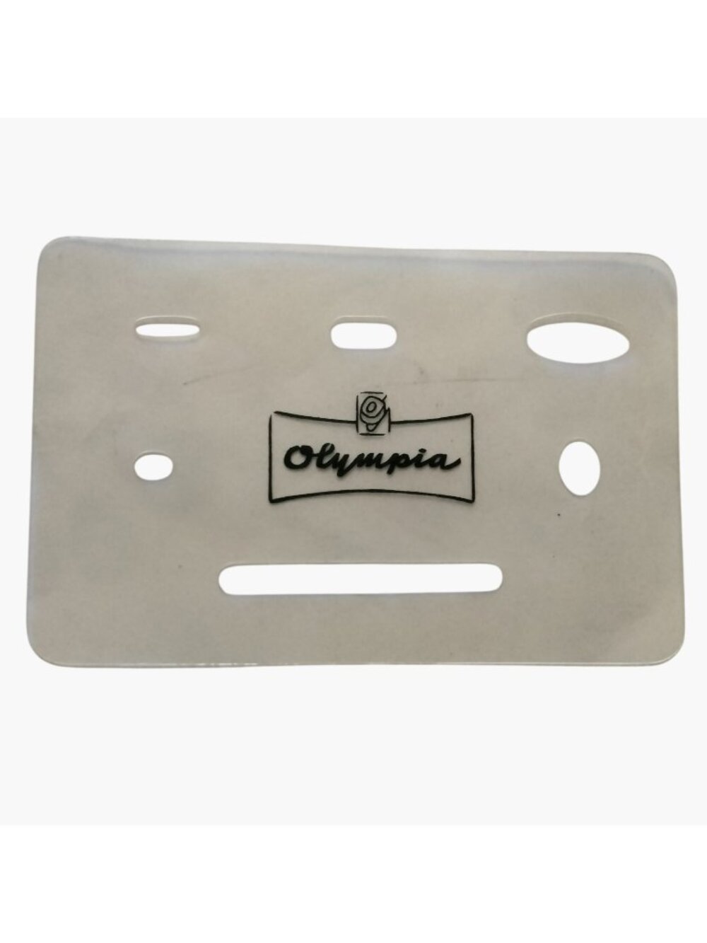 Olympia Clear Acrylic Stencil With Oval Line Shapes For Small Craft Detail